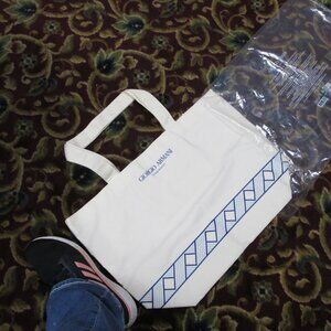 Giorgio Armani Island beach bag (NIB) 14x20 Recycled Material Newest Versatile!